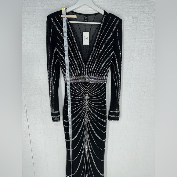 NWT windsor Jennie rhinestone formal gown size S - Picture 9 of 15